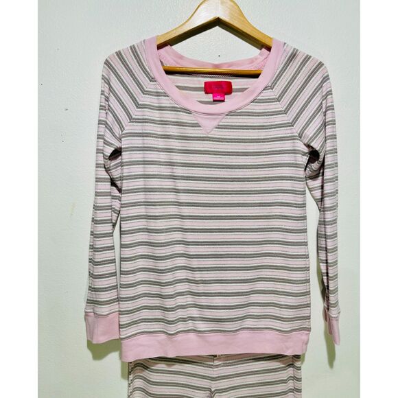 Victoria's Secret pajamas Y2K stripes pink granola girl comfy stretchy women M - Picture 3 of 7